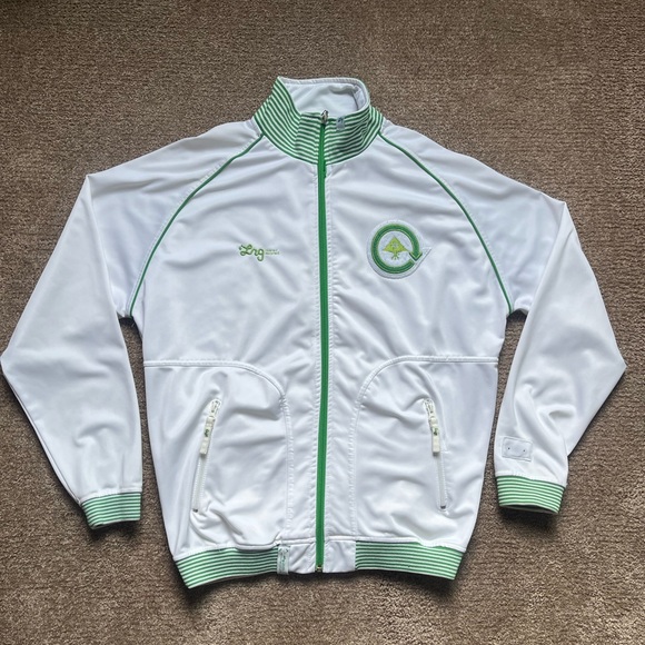 Lrg Other - VTG 00’s / Y2K LRG White & Green Track Jacket